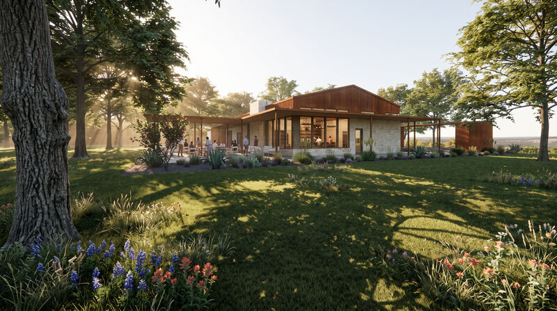 Rendering of the new Hog Heaven clubhouse